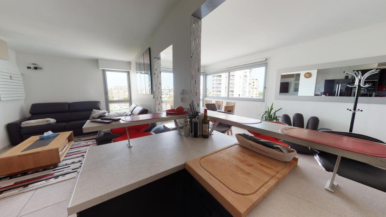 Duplex grand standing vue mer et port Mauguio Eksteriør billede